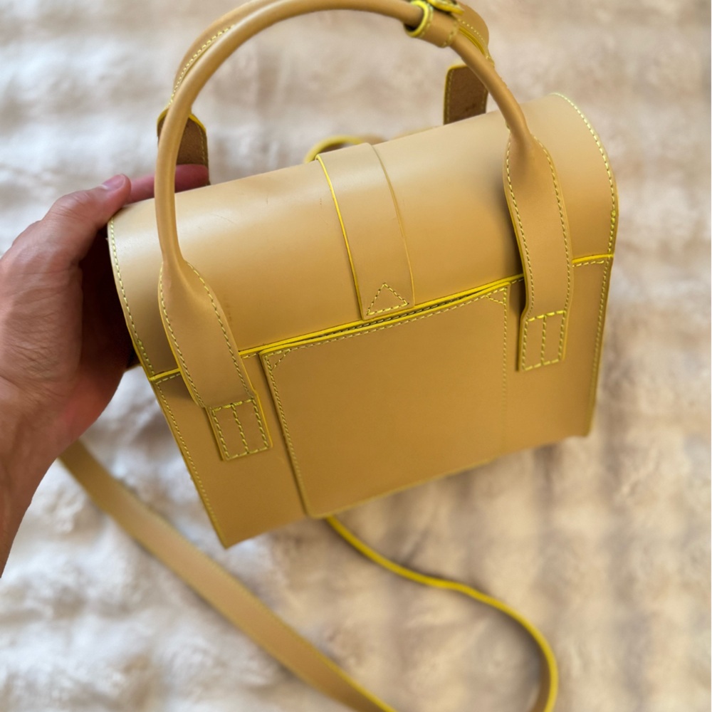 Tan Leather Shoulder Bag - Picture 3 of 5